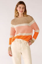 Orange Camel Striped Jumper