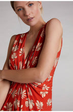 Orange Floral Maxi Dress
