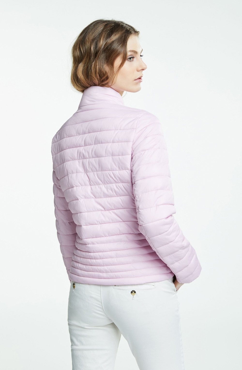 Orchid Pink Quilted Jacket