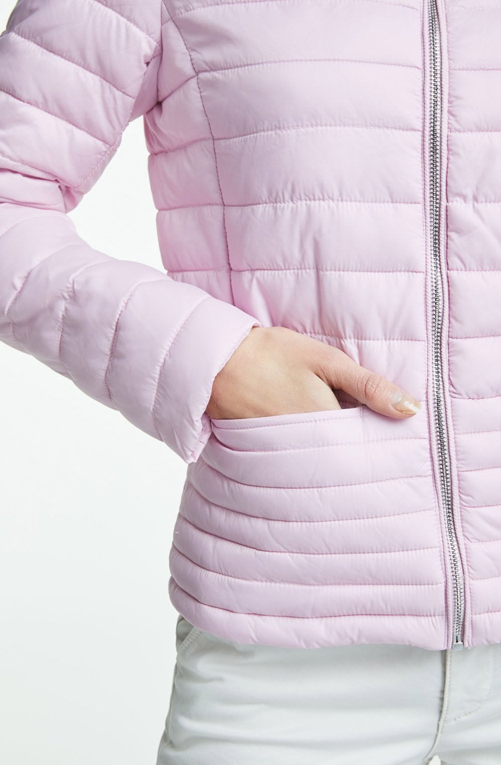 Orchid Pink Quilted Jacket