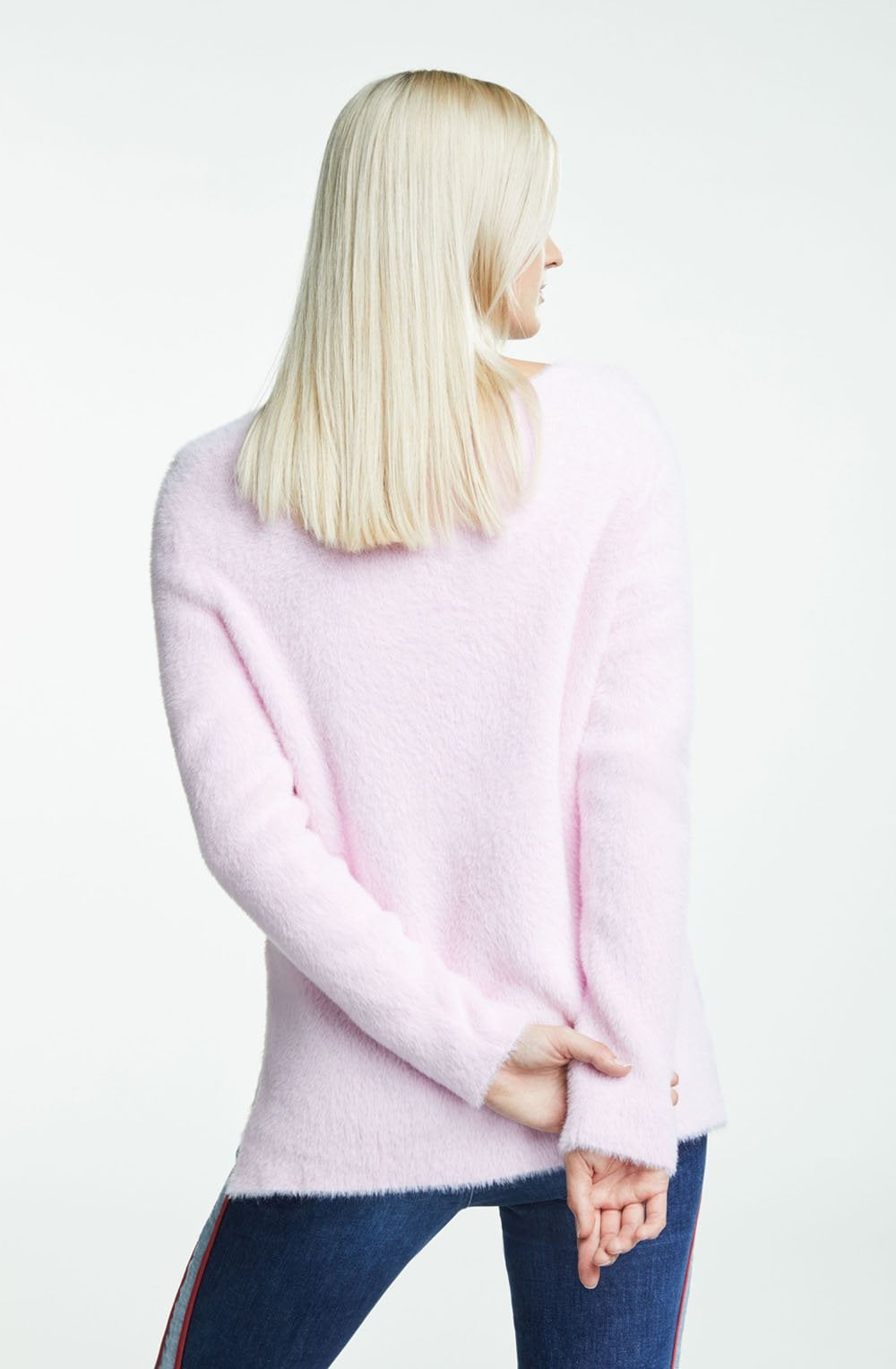 Orchid Pink Textured Jumper