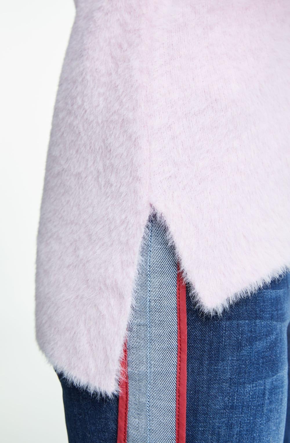 Orchid Pink Textured Jumper