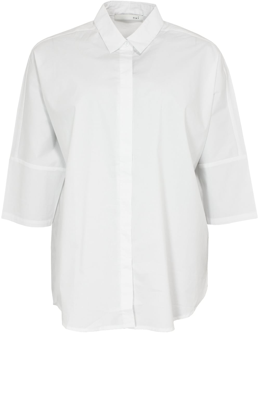Over sized cotton white shirt