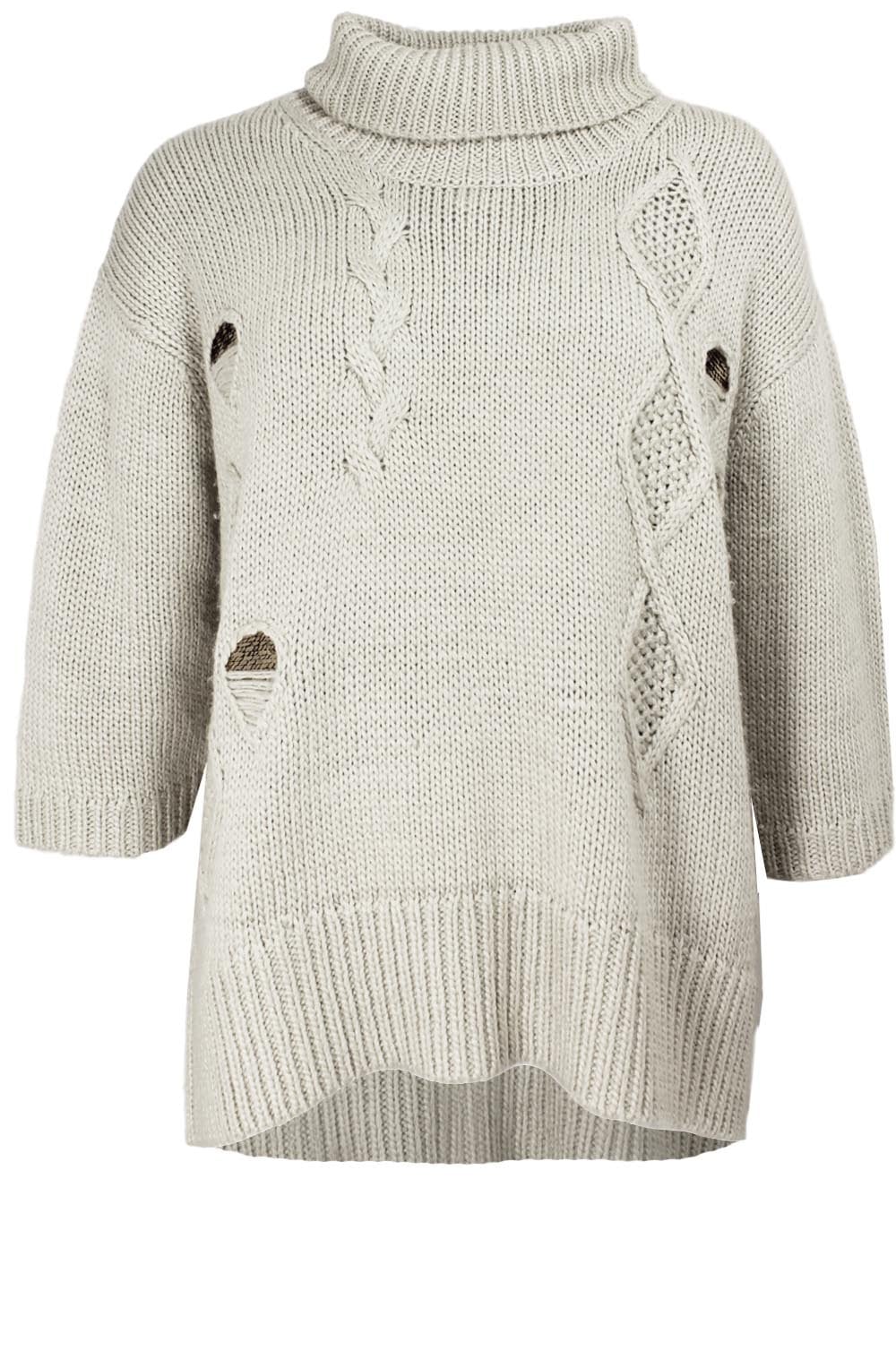 Over sized cream Sweater