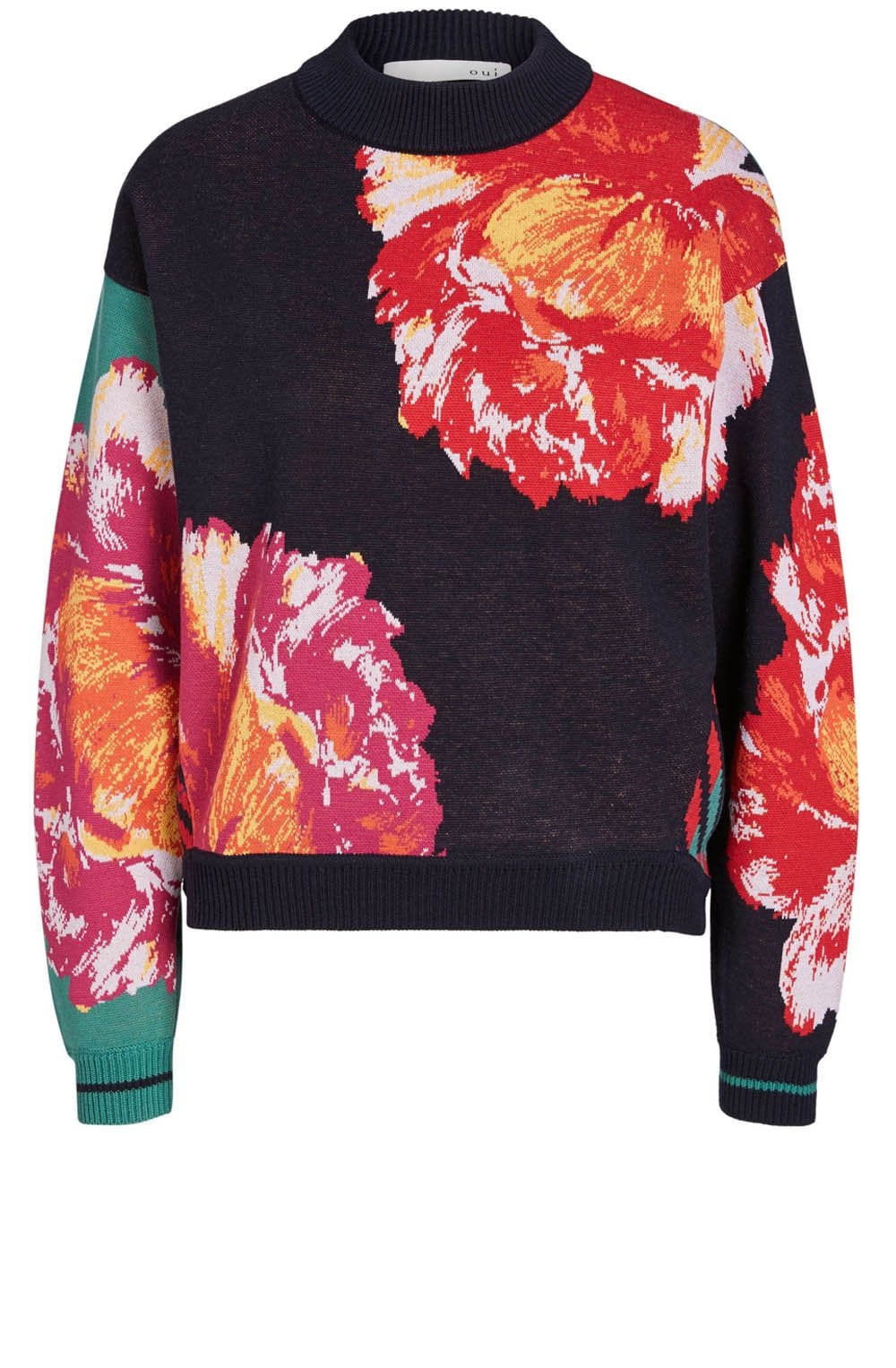 Oversized Floral Sweater