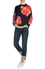 Oversized Floral Sweater