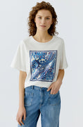 Paisley Front Design T Shirt