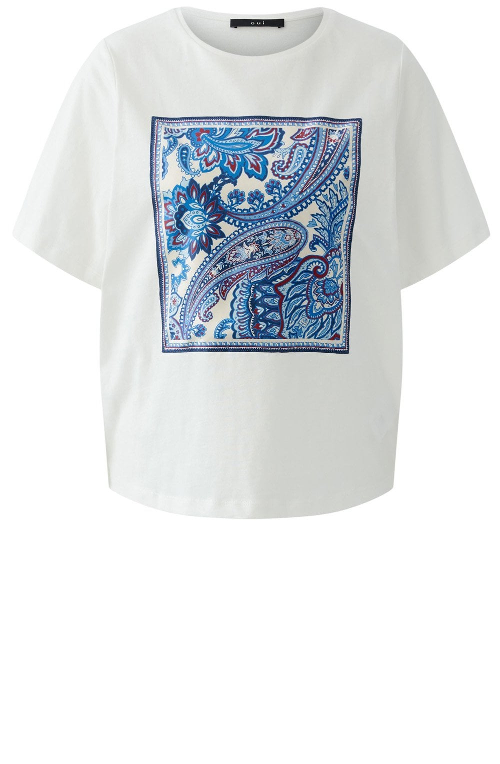 Paisley Front Design T Shirt