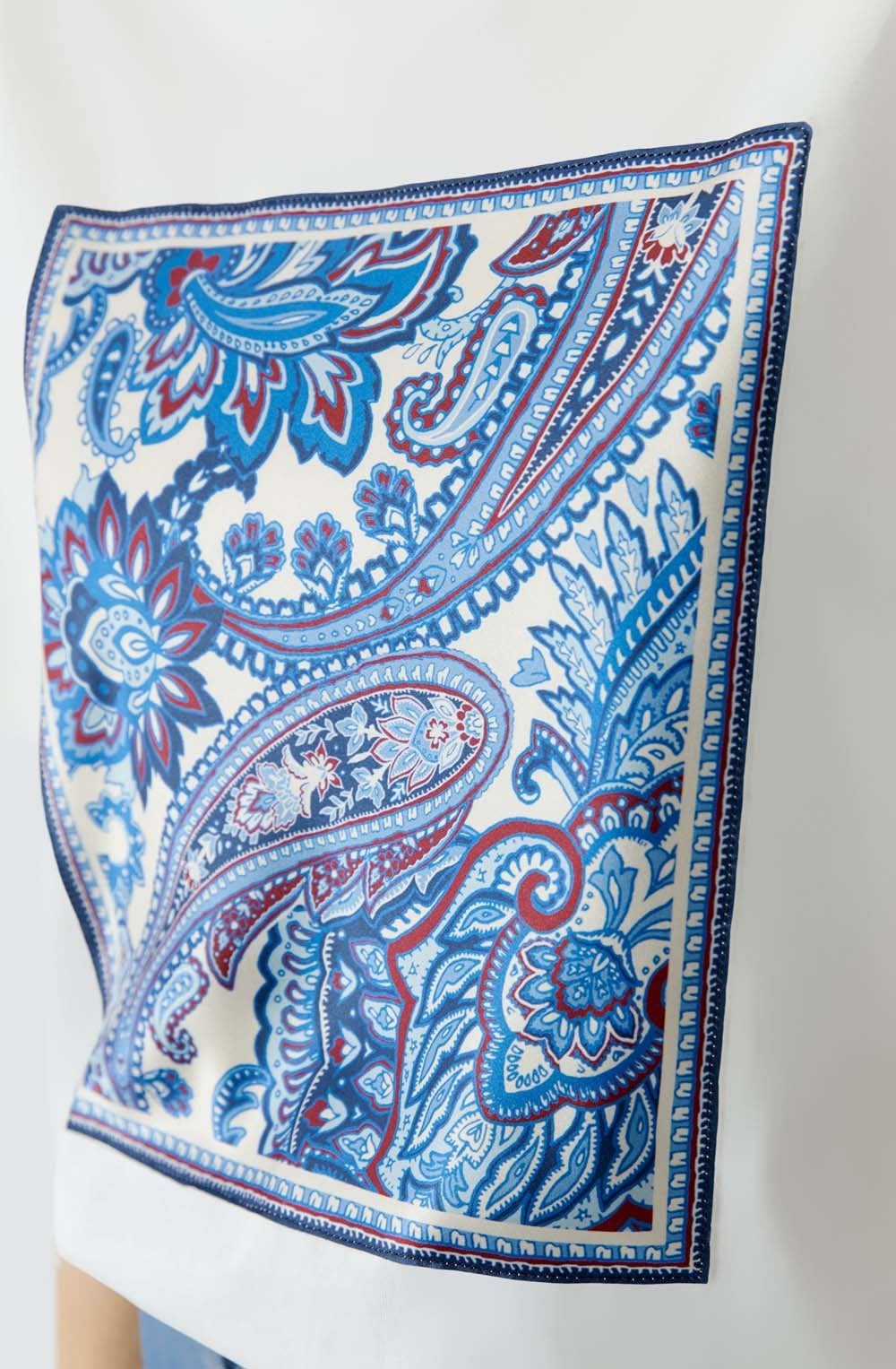 Paisley Front Design T Shirt