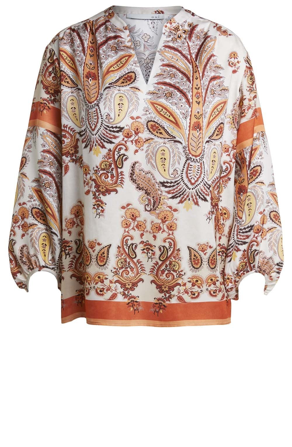 Paisley Print Blouse