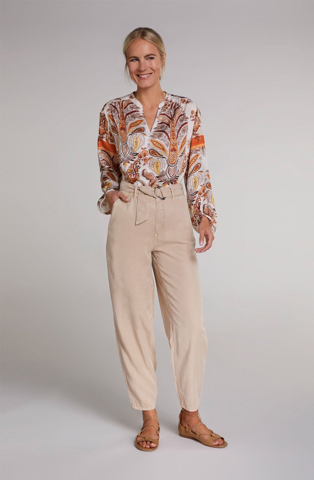 Paisley Print Blouse