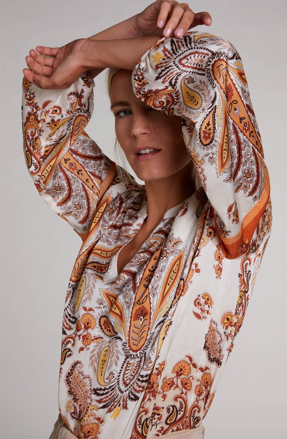 Paisley Print Blouse