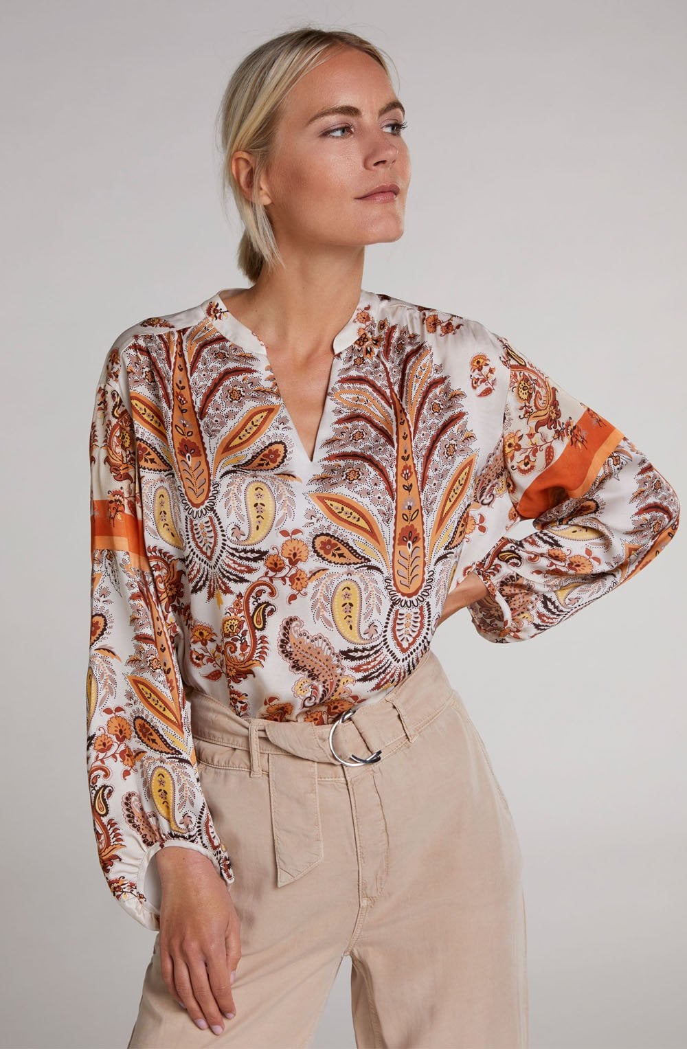 Paisley Print Blouse