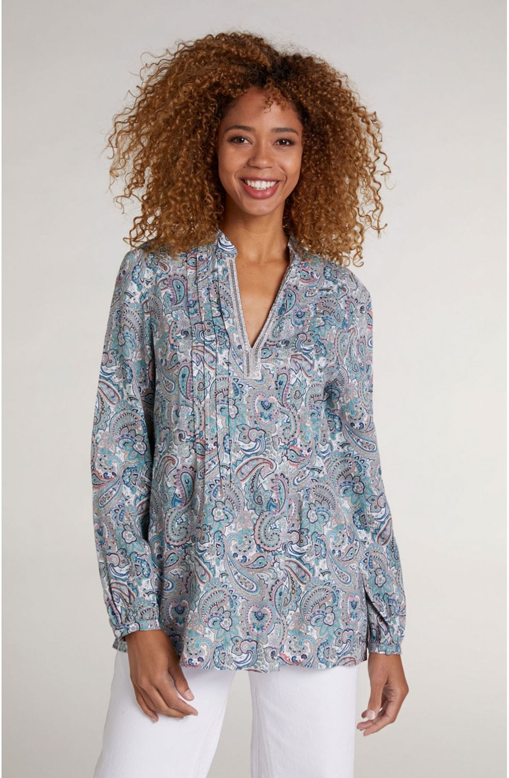Paisley Print Blouse