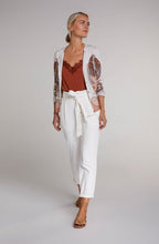 Paisley Print Cardigan