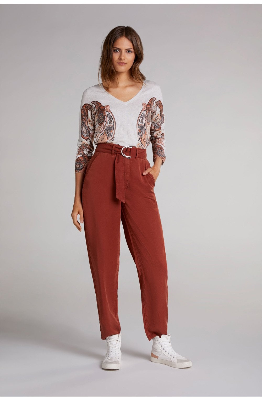 Paisley Print Jumper