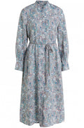 Paisley Print Shirt Dress