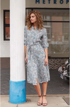 Paisley Print Shirt Dress