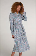 Paisley Print Shirt Dress