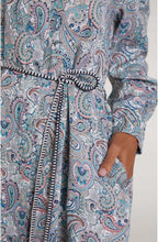 Paisley Print Shirt Dress