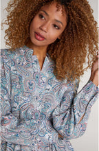 Paisley Print Shirt Dress
