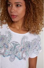 Paisley Print T Shirt