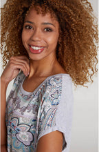 Paisley Print T Shirt