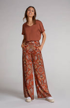 Paisley Print Wide Leg Trousers
