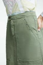 Pale Khaki Denim Skirt