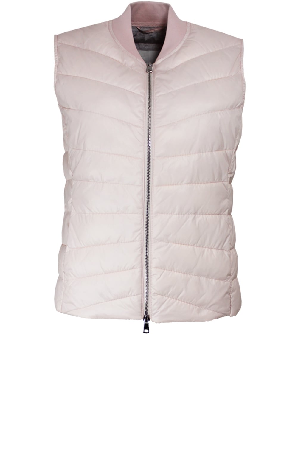 Pale Pink quilted Gilet