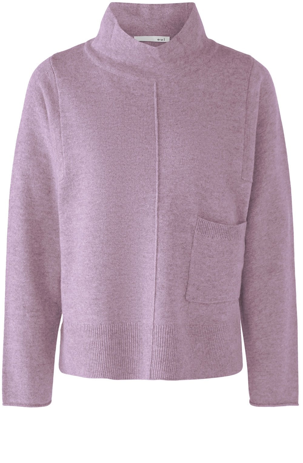 Pale Purple Cowl Neck Jumper