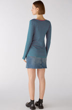 Parasail Green and Pink Striped Jersey Top