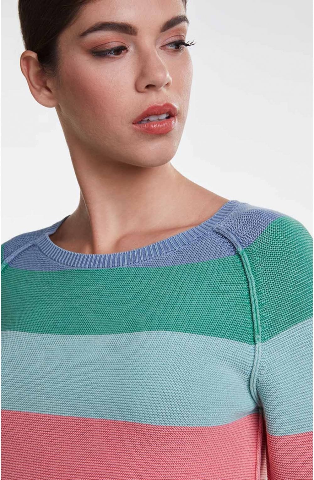 Pastel Stripe Knit Jumper