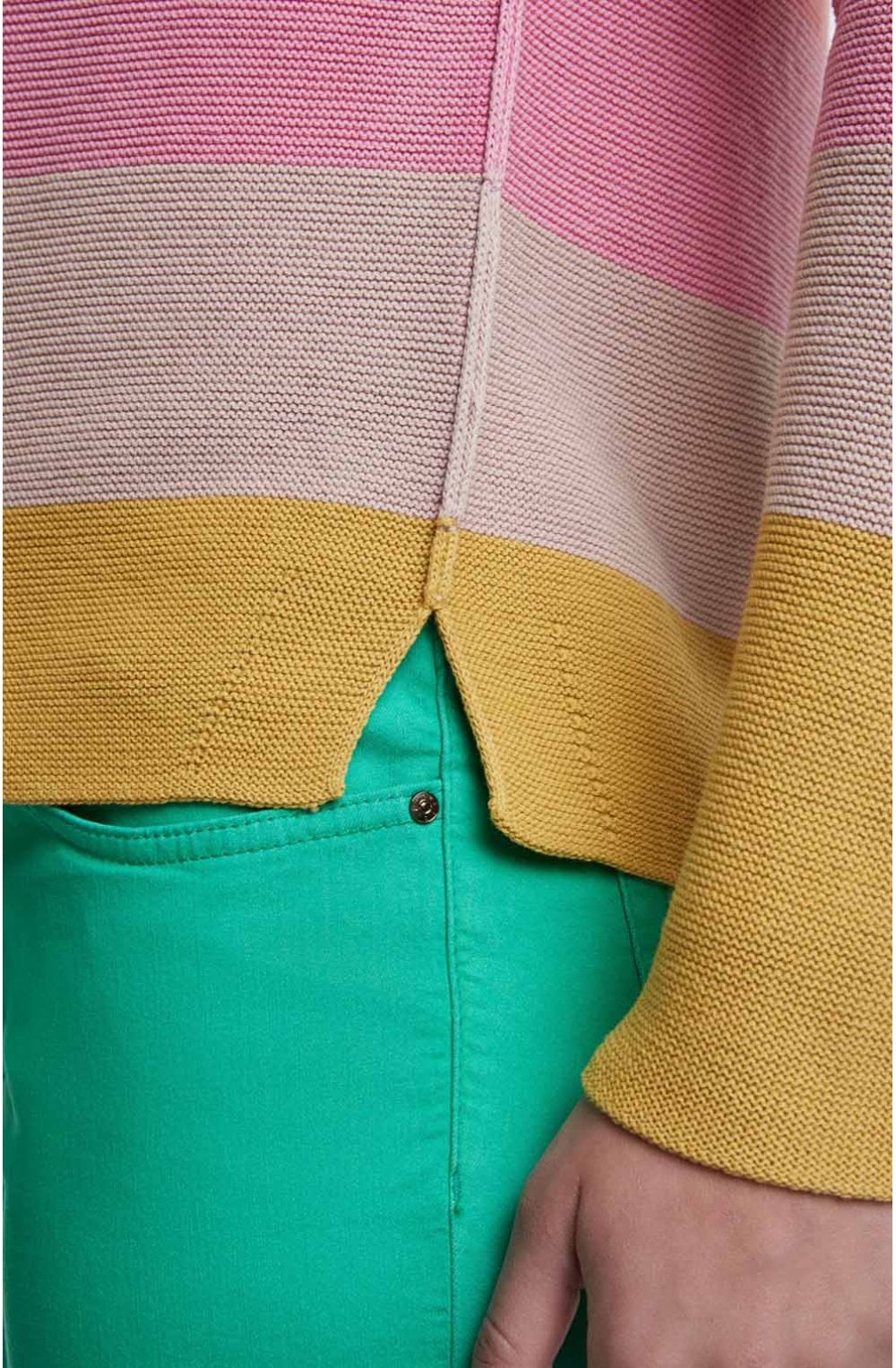 Pastel Stripe Knit Jumper