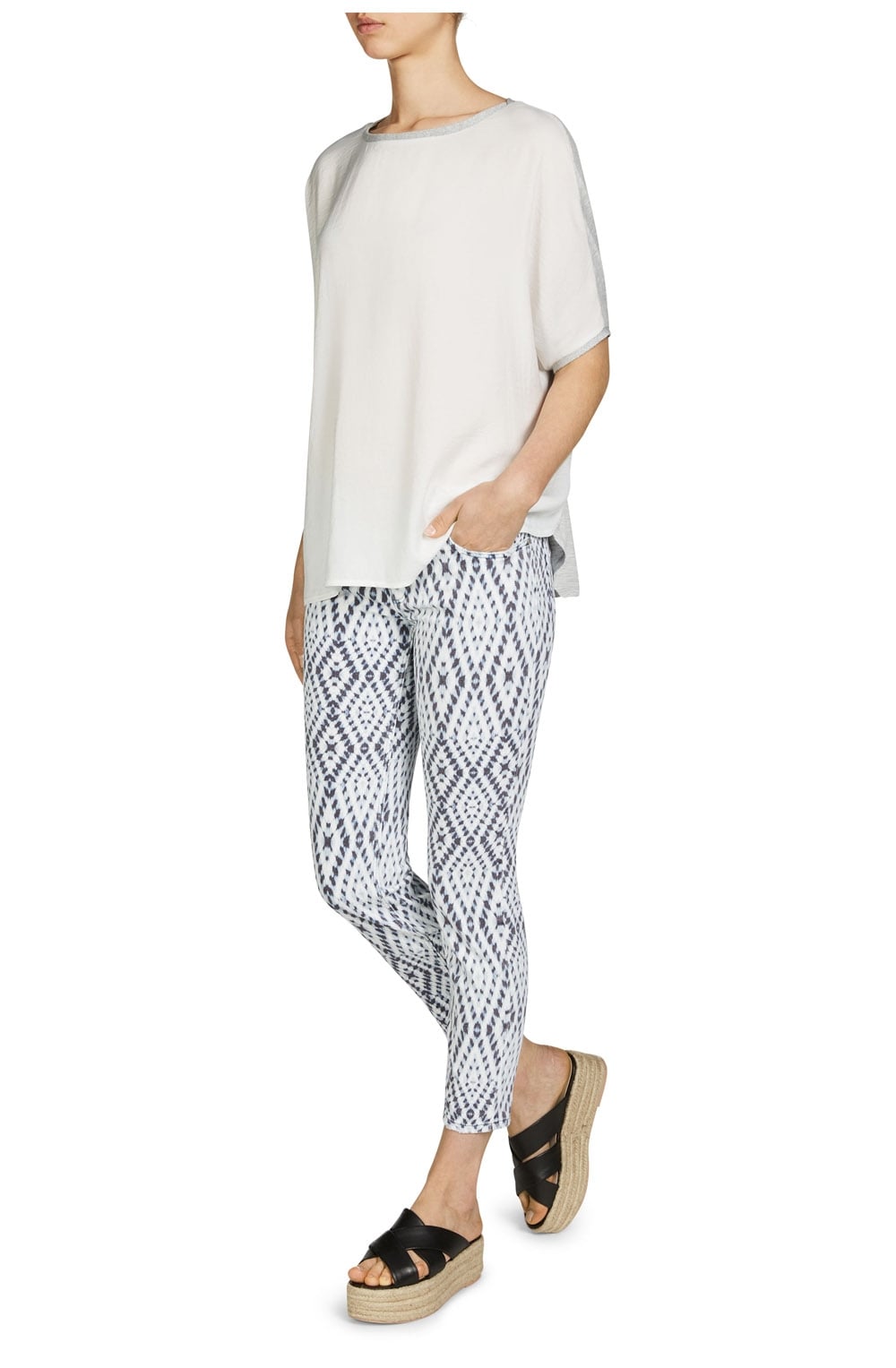 Patterned Baxtor Jeggings