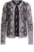Patterned Knit Cardigan