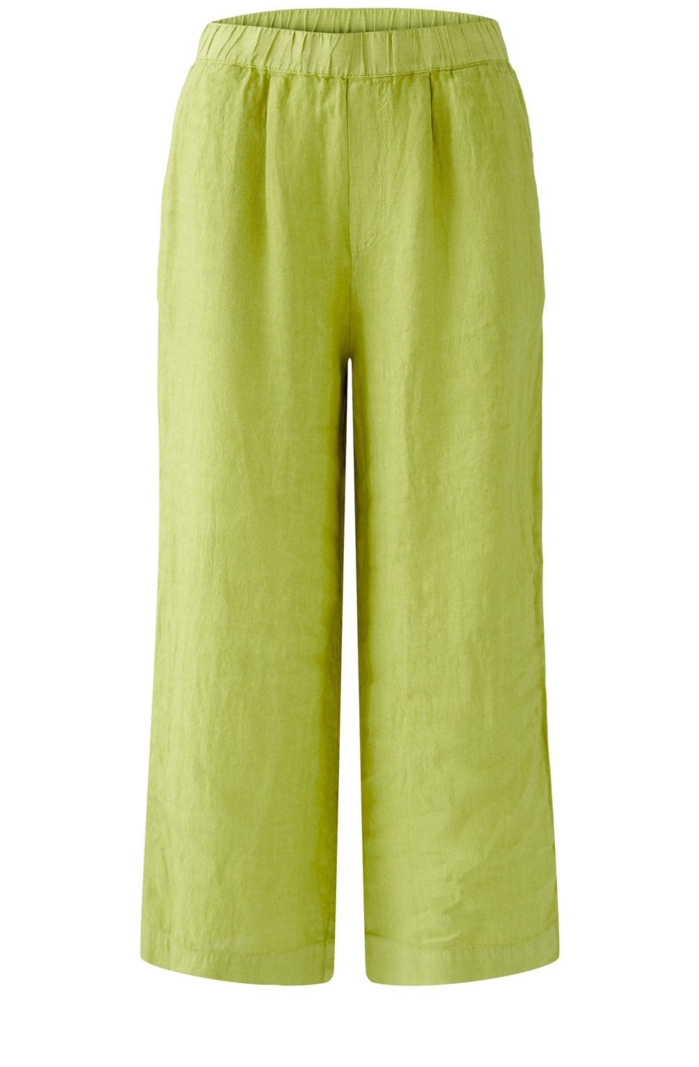 Pea Green Linen Culottes