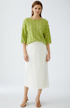 Pea Green Tonal Check Pullover