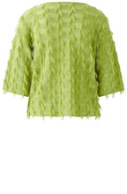Pea Green Tonal Check Pullover