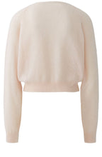 Peach whip Angel Yarn Shortened Cardigan