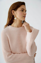 Peach Whip Jumper With Zip Detail