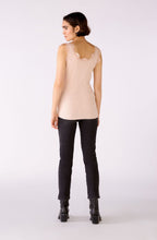 Peach Whip Lace Detail Vest Top