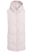 Peach Whip Long Padded Gilet
