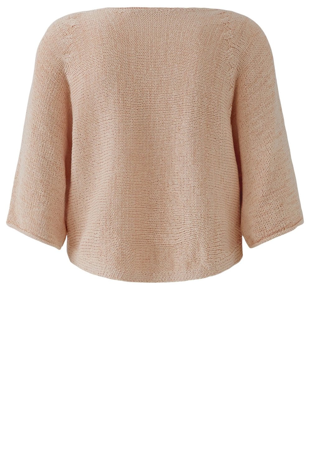 Peach Whip Losse Ribbon Knit Pullover