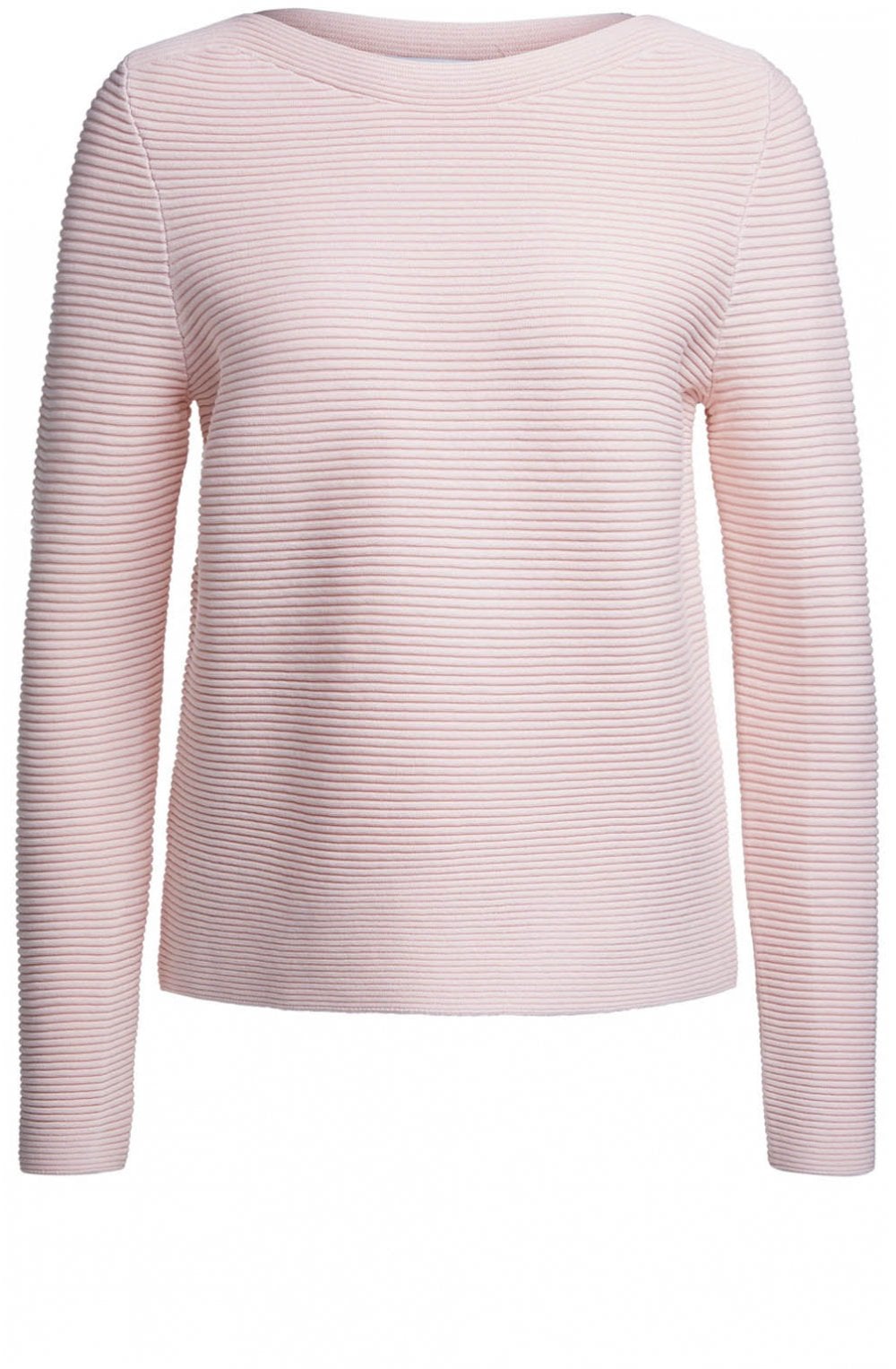 Peach Whip Ribbed Knit Jumper