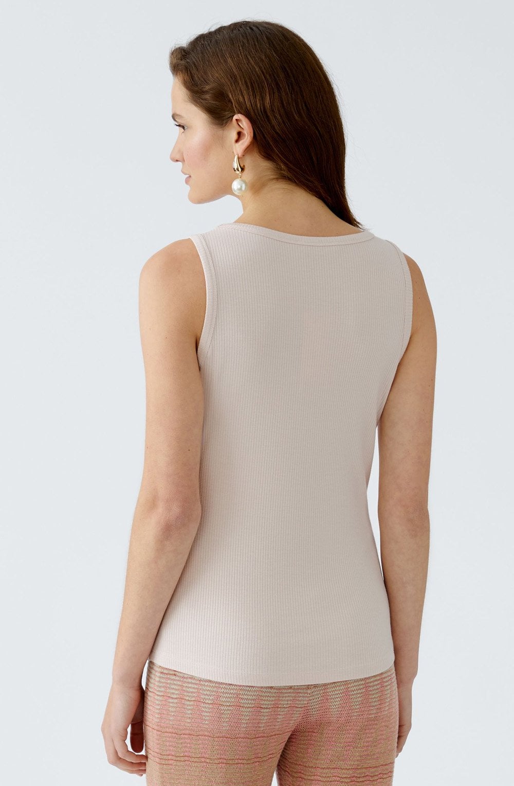 Peach Whip Ribbed Vest