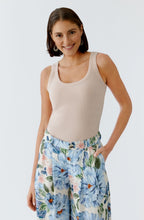 Peach Whip Ribbed Vest Top