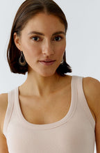 Peach Whip Ribbed Vest Top