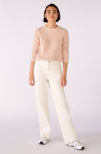 Peach Whip Round Neck Knitted Jumper