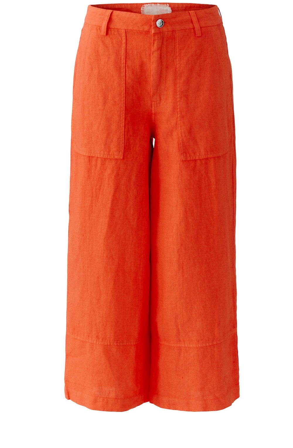 Pinciana Orange Linen Culottes